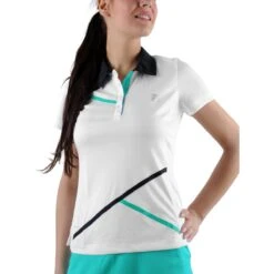 Fila Polo Paye Weiss/schwarz Damen