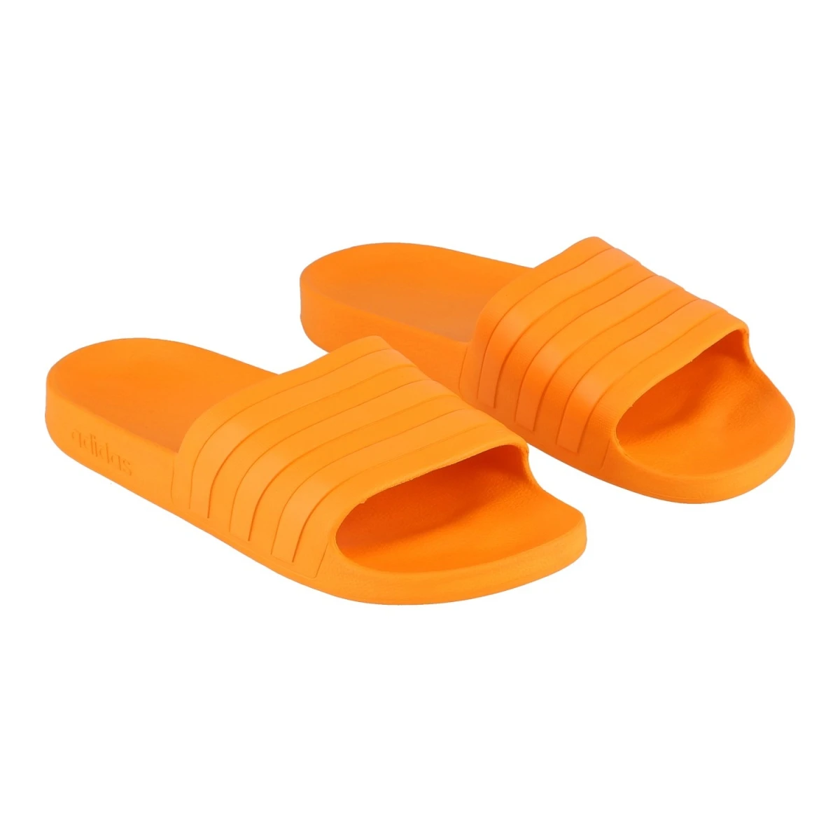ADIDAS PERFORMANCE Adidas Badeschuhe Adilette Aqua 3-Streifen (Cloudfoam Fußbett, Vorgeformter EVA-Riemen) Orange - 1 Paar 1 ADIDAS PERFORMANCE Adidas Badeschuhe Adilette Aqua 3-Streifen (Cloudfoam Fußbett, Vorgeformter EVA-Riemen) Orange - 1 Paar