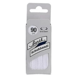 Barth Schnürsenkel Klassik Flach Weiss 90cm