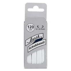 Barth Schnürsenkel Modisch Weiss 120cm