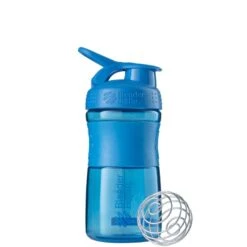 BlenderBottle Trinkflasche Sportmixer Grip 590ml Cyan