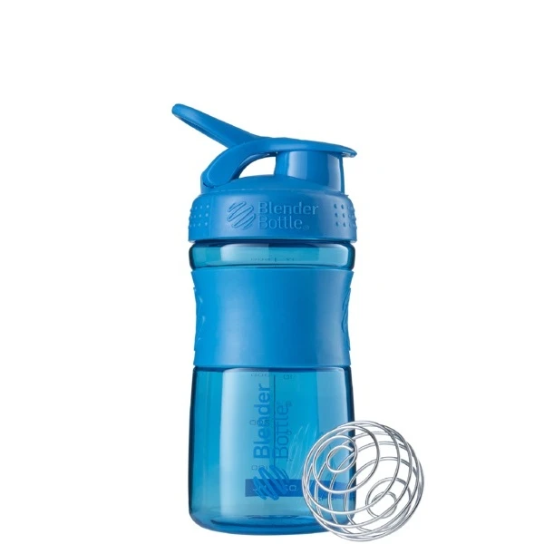BlenderBottle Trinkflasche Sportmixer Grip 590ml Cyan 1 BlenderBottle Trinkflasche Sportmixer Grip 590ml Cyan