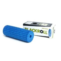 Blackroll Faszienrolle MINI FLOW (für Arme, Beine & Füße) Azurblau - 1 Srück