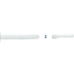 Barth Schnürsenkel Klassik Kordel Rund Weiß 120cm