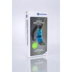 Bauerfeind Sprunggelenkbandage Dynamic Blau/lime - 1 Stück -Head || Wilson || YONEX Verkäufe BauerfeindSports ankle support dynamic packaging web 1200x1200 1