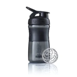 BlenderBottle Trinkflasche Sportmixer Grip 590ml Schwarz/schwarz