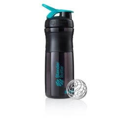 BlenderBottle Trinkflasche Sportmixer Grip Black Fashion 820ml Schwarz/blau