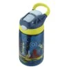 Contigo Trinkflasche Gizmo Flip Autospout (auslaufsicher Mit Strohhalm) 420ml Blau Kinder