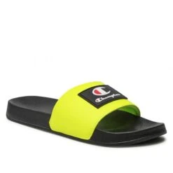Champion Badeschuhe Slide Arubo Schwarz/gelb Herren