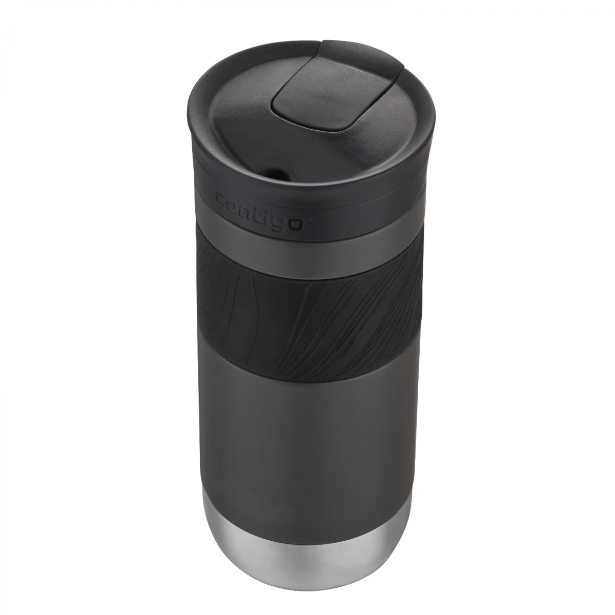 Contigo Trinkflasche SnapSeal Byron 2.0 Thermo Edelstahl (Thermalock-Vakuumisolierung) 470ml Sake Grau 4 Contigo Trinkflasche SnapSeal Byron 2.0 Thermo Edelstahl (Thermalock-Vakuumisolierung) 470ml Sake Grau – Bild 4