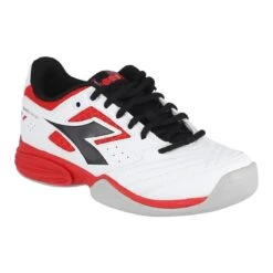 Diadora S. Challenge 2 Carpet Weiss/rot Indoor-Tennisschuhe Kinder -Head || Wilson || YONEX Verkäufe DIADORA 174700 C1425 3 1200x1200 1