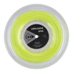 Dunlop Tennissaite Explosive Spin (Haltbarkeit+Spin) Gelb 200 Meter Rolle