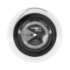 Dunlop Tennissaite Explosive Speed (Haltbarkeit+Power) Schwarz 200m Rolle