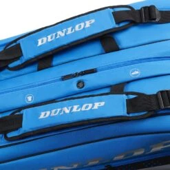Dunlop Srixon Tennis-Racketbag FX Performance (Schlägertasche, 3 Hauptfächer, Thermofach) Schwarz/blau 12er -Head || Wilson || YONEX Verkäufe Dunlop 10337120 FX PERFORMANCE 12RKT THERMO Tasche201 750x750 1