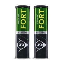 Dunlop Tennisbälle Fort Allcourt TS Dose 2x4er Bi-Pack