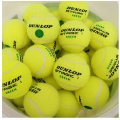 Dunlop Methodikbälle Stage 1 (grüner Punkt) Gelb 60er Im Eimer 5 Dunlop Methodikbälle Stage 1 (grüner Punkt) Gelb 60er Im Eimer -Head || Wilson || YONEX Verkäufe Dunlop Stage1 Bucket 1200x1200 1