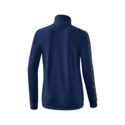 Erima Sportjacke Essential Team Tracktop - Bequem, Rippbündchen, Seitentaschen - Navyblau/grau Damen -Head || Wilson || YONEX Verkäufe Erima Sportjacke Essential Team Tracktop 2032213 3 600x600 1