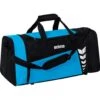 Erima Sporttasche Six Wings (Größe S - 28 Liter) Curacaoblau/schwarz 49x23x25cm