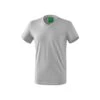 Erima Sport-Tshirt Basic Style (100% Baumwolle, V-Ausschnitt) Grau Herren