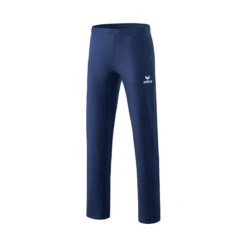 Erima Freizeithose Essential 5-C Sweathose (weicher Baumwollmix, Offener Beinabschluss) Navyblau Herren