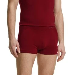 Falke Boxershort Warm (schnelltrocknend, Hoher Tragekomfort) Unterwäsche Merlotrot Herren