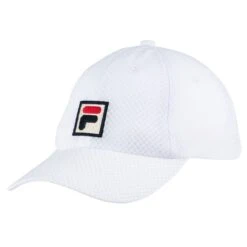 Fila Cap Tennis Sampau Mesh (100% Polyester) Weiss - 1 Stück