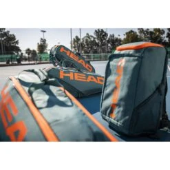 Head Tennis-Racketbag Pro Racquet Bag XL (Schlägertasche, 3 Hauptfächer) 2023 Cyangrün/orange 12er -Head || Wilson || YONEX Verkäufe Head 260203 DYFO Pro Racquet Tasche 2 1000x1000 1