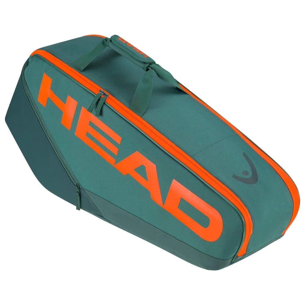 Head Tennis-Racketbag Pro Racquet Bag L (Schlägertasche, 2 Hauptfächer) 2023 Cyangrün/orange 9er 3 Head Tennis-Racketbag Pro Racquet Bag L (Schlägertasche, 2 Hauptfächer) 2023 Cyangrün/orange 9er – Bild 3