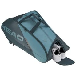Head Tennis-Racketbag Tour Racquet Bag XL (Schlägertasche, 3 Hauptfächer) 2023 Cyanblau 12er -Head || Wilson || YONEX Verkäufe Head 260703 CB Tour Racquet Tasche 4 1000x1000 1