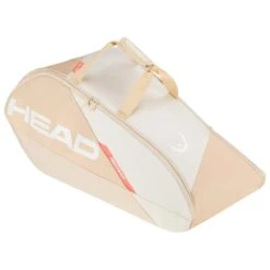 Head Tennis-Racketbag Tour Racquet Bag L (Schlägertasche, 2 Hauptfächer) 2023 Weiss/champagne 9er -Head || Wilson || YONEX Verkäufe Head 260813 CHYU Tour Racquet Tasche 4 1000x1000 1