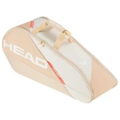 Head Tennis-Racketbag Tour Racquet Bag M (Schlägertasche, 2 Hauptfächer) 2023 Weiss/champagne 6er -Head || Wilson || YONEX Verkäufe Head 260823 CHYU Tour Racquet Tasche 3 1000x1000 1