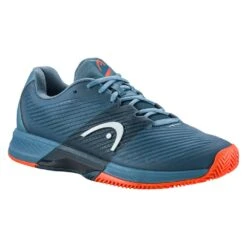 Head Tennisschuhe Revolt Pro 4.0 Clay/Sandplatz Blaugrau/orange Herren -Head || Wilson || YONEX Verkäufe Head 273132 BSOR Revolt Pro Tennisschuh 1000x1000 1