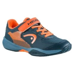 Head Tennisschuhe Sprint Velcro 3.0 (Klett) Allcourt Dunkelblau/orange Kleinkinder -Head || Wilson || YONEX Verkäufe Head 275202 BSOR Sprint Velcro schuh 1000x1000 1