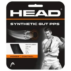 Head Tennissaite Synthetic Gut PPS (Allround) Schwarz 12m Set