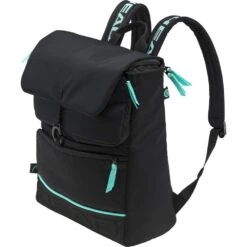 Head Tennis-Rucksack Coco (26 Liter) Schwarz/mintgrün