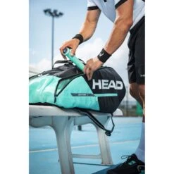 Head Tennis-Racketbag Tour Team (Schlägertasche, 3 Hauptfächer) Schwarz/mint 12R -Head || Wilson || YONEX Verkäufe Head 283422 BKMI Tour Team Tasche 3 1000x1000 1