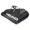 Head Tennis-Racketbag Tour Team (Schlägertasche, 3 Hauptfächer) Schwarz/orange 12R