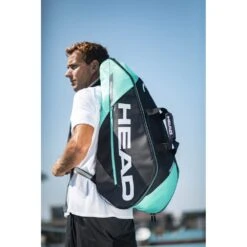 Head Tennis-Racketbag Tour Team (Schlägertasche, 2 Hauptfächer) Schwarz/mint 6R -Head || Wilson || YONEX Verkäufe Head 283482 BKMI Tour Team Tasche 2 1000x1000 1