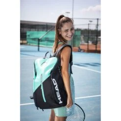 Head Rucksack Tour Team (mit Schuhfach, 29 Liter) Schwarz/mint -Head || Wilson || YONEX Verkäufe Head 283512 BKMI Tour Team Rucksack 2 1000x1000 1