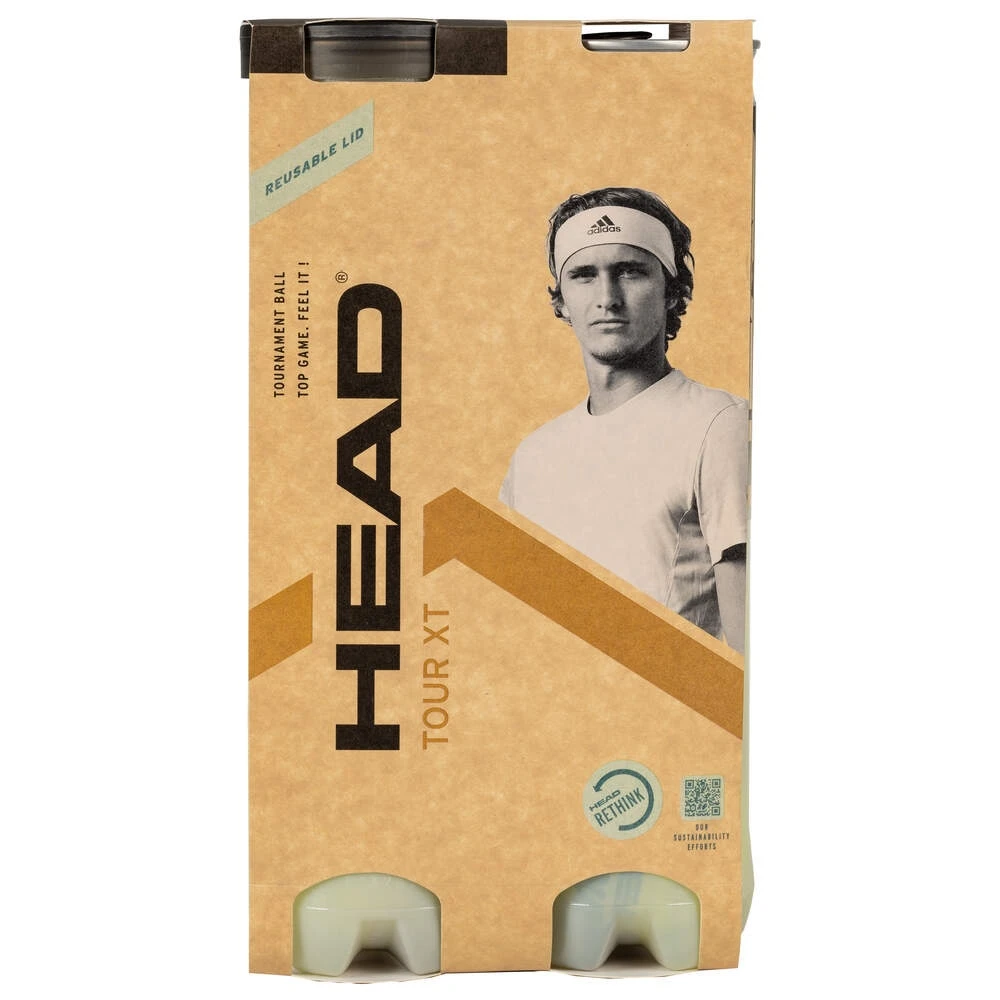 Head Tennisbälle Premium Tour XT Dose 2x4er - Doppelpack 1 Head Tennisbälle Premium Tour XT Dose 2x4er - Doppelpack