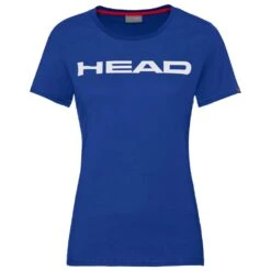 Head Tennis-Shirt Club Lucy (Mischgewebe) Royalblau/weiss Damen