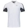 Head Tennis-Polo Club Technical 2022 (Moisture Transfer Microfiber Technologie) Weiss/dunkelblau Herren