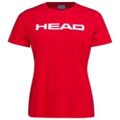 Head Tennis-Shirt Club Basic 2023 (Mischgewebe) Rot Damen