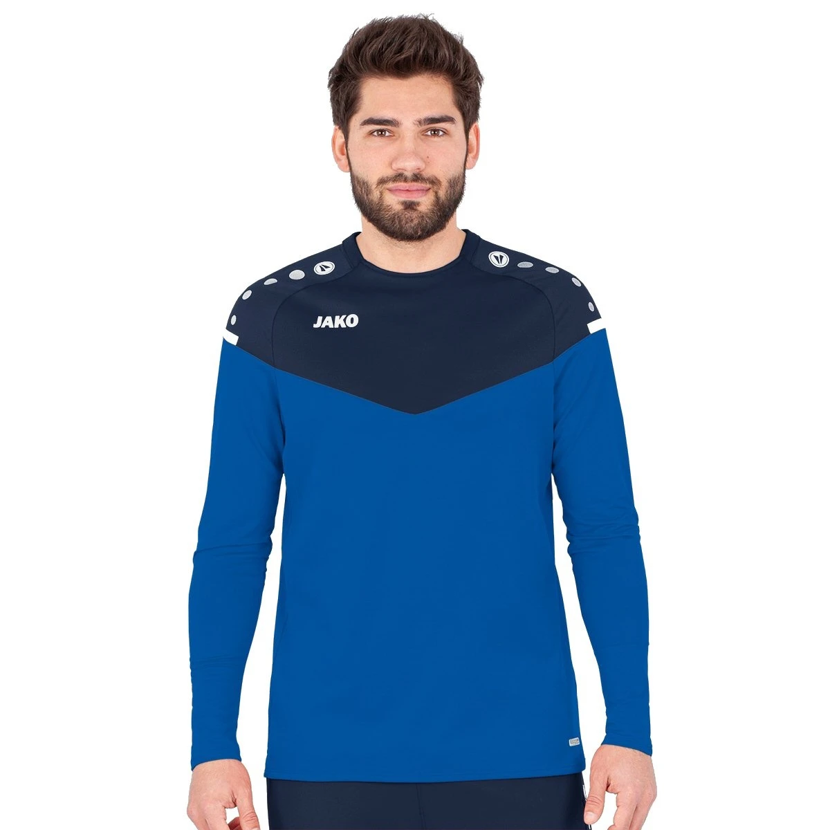 JAKO Sport-Langarmshirt Sweat Champ 2.0 (100% Polyester) Blau/marine Herren 1 JAKO Sport-Langarmshirt Sweat Champ 2.0 (100% Polyester) Blau/marine Herren