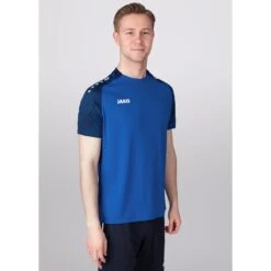 JAKO Sport-Tshirt Performance (modern, Atmungsaktiv, Schnelltrocknend) Royalblau/marineblau Herren