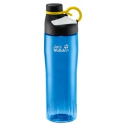 Jack Wolfskin Trinkflasche Mancora 0.7 (unverwüstliche Weithalsflasche Mit Trinkausguss) 700ml Blau