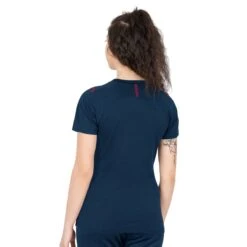 JAKO Sport-Shirt Challenge - Polyester-Stretch-Jersey - Dunkelblau/rot Damen -Head || Wilson || YONEX Verkäufe Jako 6121 513 Tshirt challenge damen 5 1200x1200 1