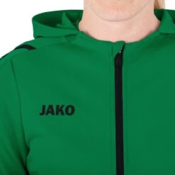JAKO Trainingsanzug Challenge Mit Kapuze (Jacke Und Hose) Grün/schwarz Damen -Head || Wilson || YONEX Verkäufe Jako Trainingsanzug Challenge Damen M9421 201 3 1200x1200 1