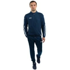 JAKO Trainingsjacke Striker 2.0 (100% Shiny-Polyester-Tricot) Dunkelblau/weiss Herren -Head || Wilson || YONEX Verkäufe Jako Trainingsjacke Striker dunkelblau weiss 9319 99 4 1200x1200 1