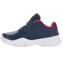 KSwiss Tennisschuhe Court Express Allcourt 2023 Opalblau/rot/weiss Kinder -Head || Wilson || YONEX Verkäufe KSwiss 56609 424 Court Express Schuh204 1200x1200 1